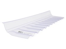 GUTTA GUTTAGLISS Napojení na čelní stěnu trapéz 76*18mm čirá - pouze pro trapéz MAKRO